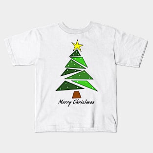 Green Christmas tree Kids T-Shirt